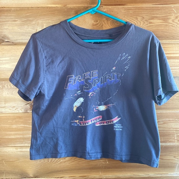 THRILLS CROPPED TEE - Picture 1 of 4